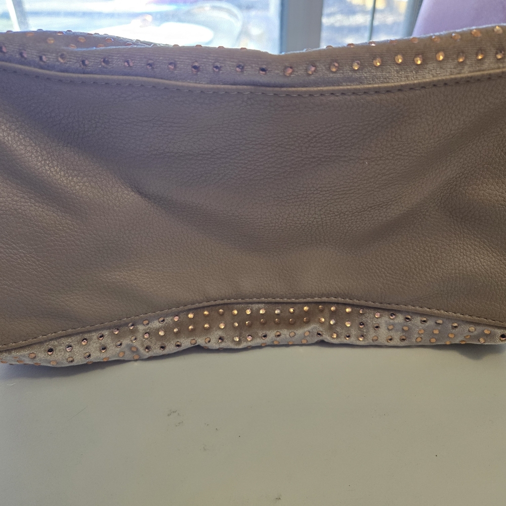 Betsey Johnson Tan Studded Women's Bag - Picture 6 of 8